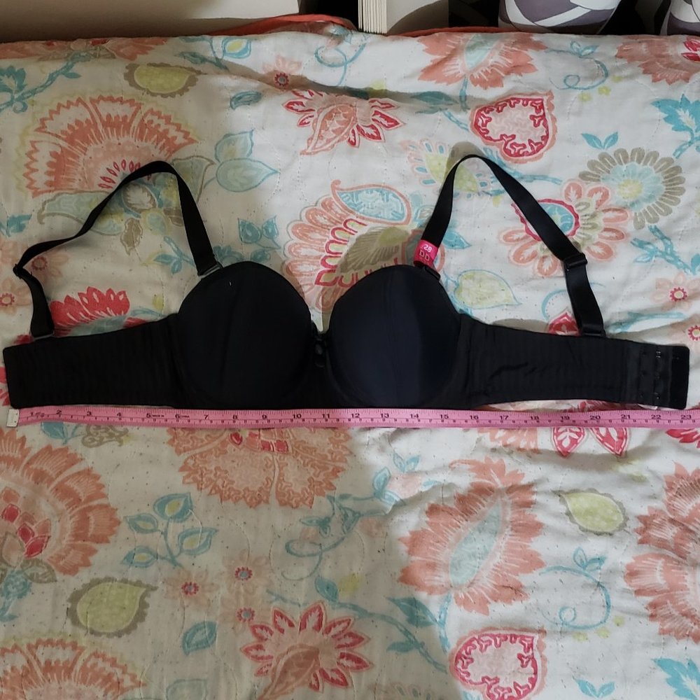 28DD Curvy Kate Luxe Strapless Black Bra
